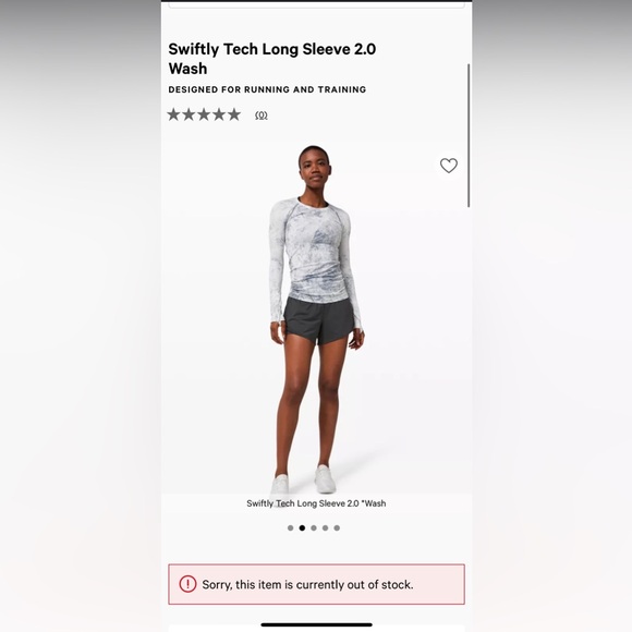 Swiftly Tech Long Sleeve 2.0 Wash Tie Dye Size - Picture 15 of 16